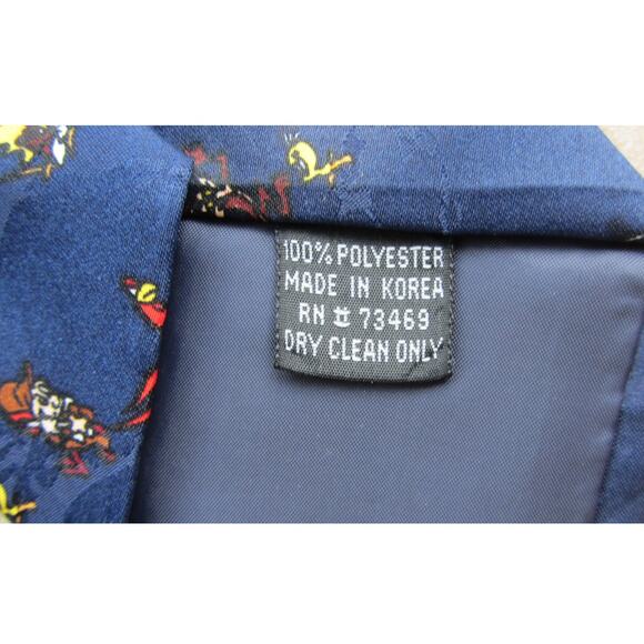 Vintage 90s Looney Tunes Novelty Print Necktie - Picture 3 of 4